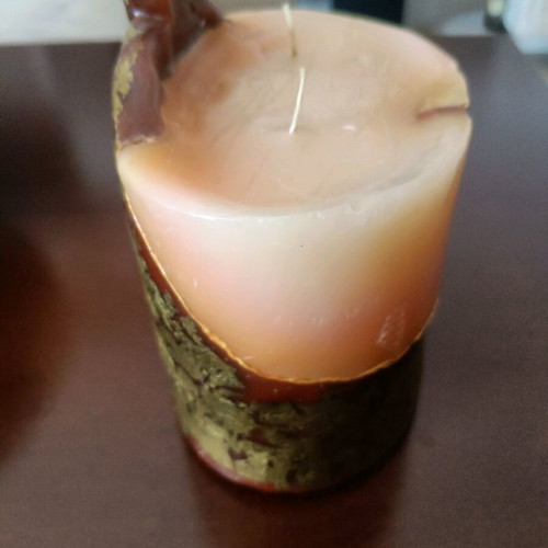 Artisan decorative candle like new 16x10x10cm