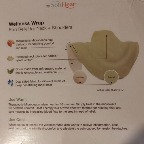 Medical Wrap New for Musculoskeletal Pain Relief Neck Back Waist