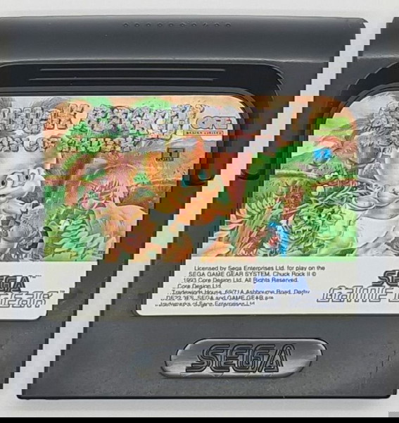 4 ΠΑΙΧΝΙΔΙΑ SEGA GAME GEAR ( CHUCK ROCK II, FACTORY PANIC, STRIKER & NBA JAM )