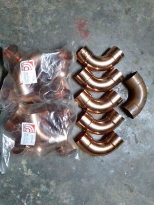 Copper fittings new for plumbing use