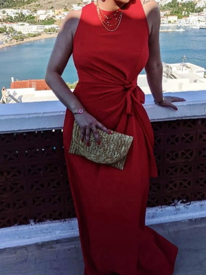 Karavan Μακρύ Κόκκινο Φόρεμα Σε Άριστη Κατάσταση