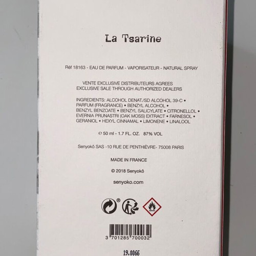 La Tsarine Senyokô Eau de Parfum 50 ml