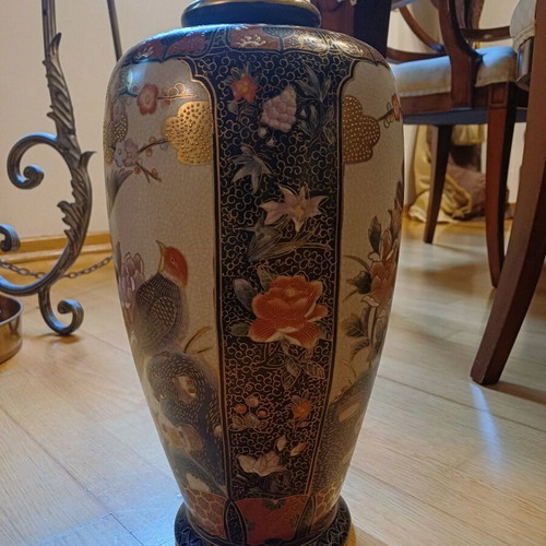 Satsuma vase authentic, new, hand-painted