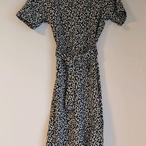 Zara Midi Leopard Dress with Belt Like -  10,00 - Vendora.cy