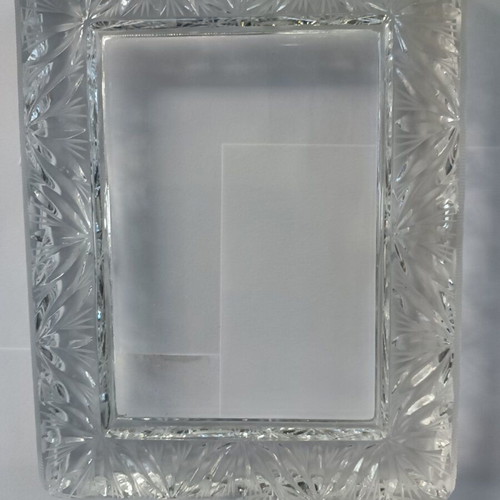 Crystal photo frame like new, 14.5x19 cm