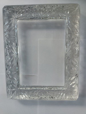Crystal photo frame like new, 14.5x19 cm