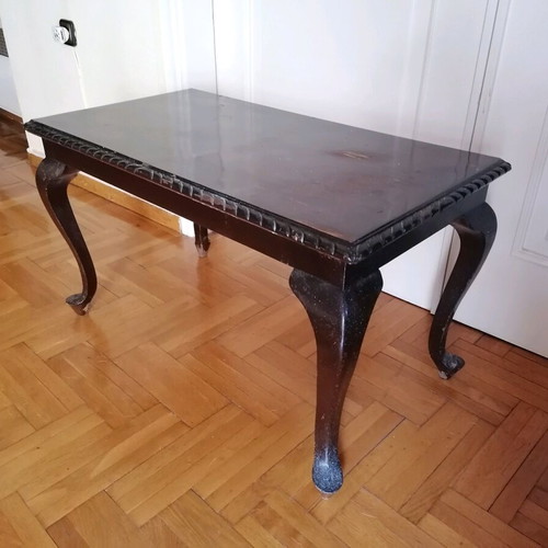 Wooden vintage coffee table used from 1950