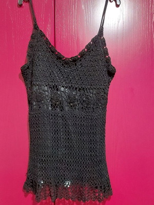 Handmade blouse like new, size M, black