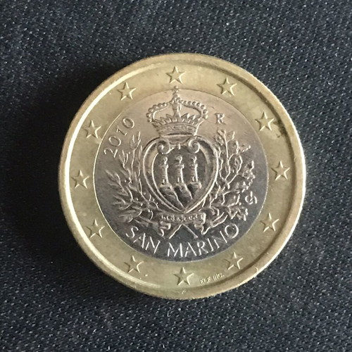 San Marino 1 Euro coin 2010