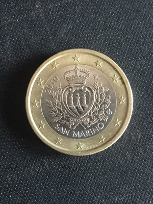 San Marino 1 Euro coin 2010