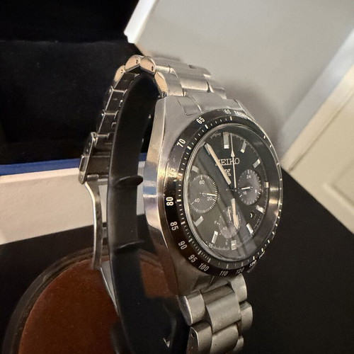 Seiko Prospex Speedtimer 39mm Solar Chronograph used