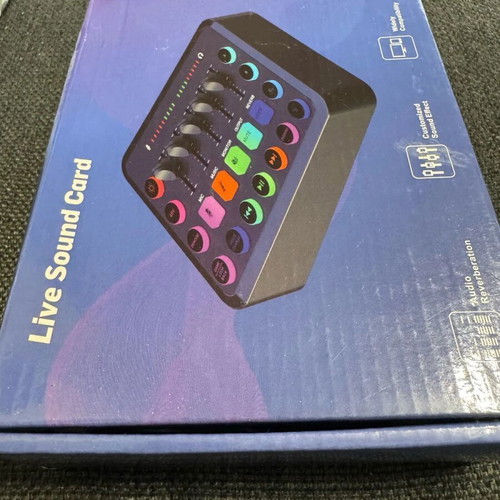 Live sound card new sealed audio card for TikTok livestream effects
