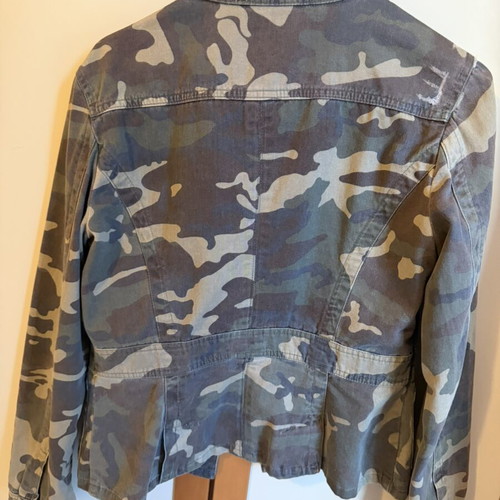 Zara Military Style Jacket Size Small Like New Green