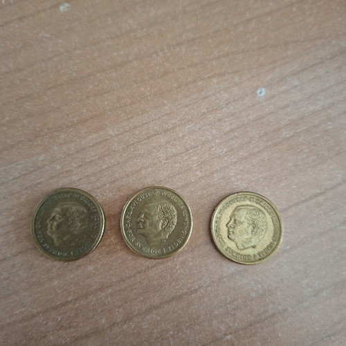 Swedish Kronor coins used from 1991 and 1992, set of 3