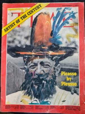 Time Picasso magazine used, 1971 edition, collectible 60 pages