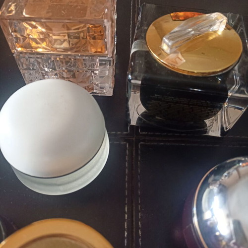 Face cream jars used, pack of 18, Biotherm, Dior, Lancaster, Lavie en Rose