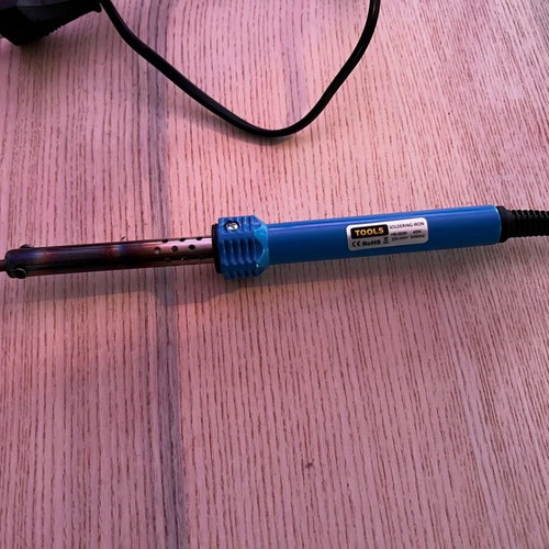 Soldering iron 30W TOOLS brand like new, blue handle
