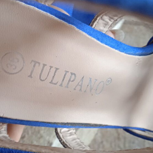 Tulipano suede pumps like new, size 36, 10 cm heels