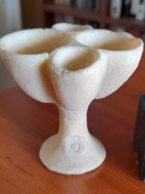 Cycladic vessel replica new, resin, height 7.5 cm