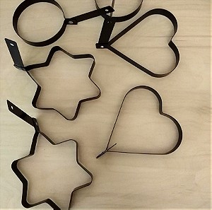 Φόρμα μεταλλική - κουπ πατ / ring mold - cookie cutter