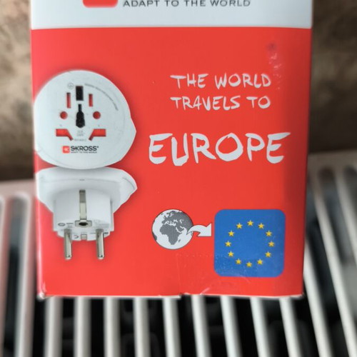 Skross Country Travel Adapter European plug new