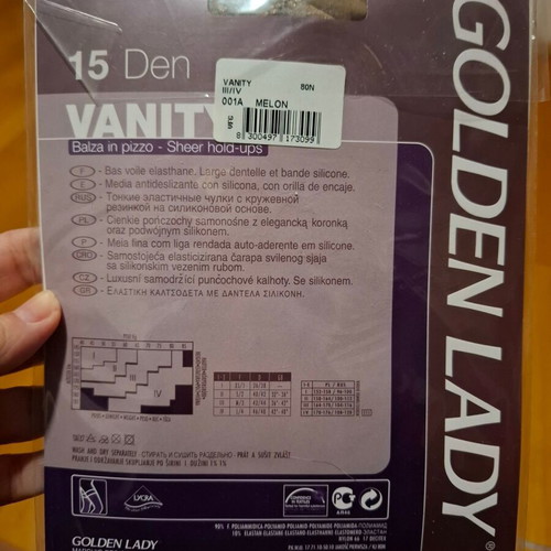 Set of women's 15 den Golden Lady and Arma hold-ups new