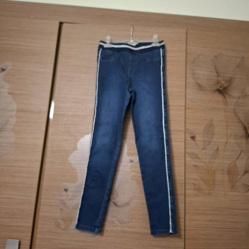 OVS Denim elastic pants for girls, leggings style, 5 pockets, silver details