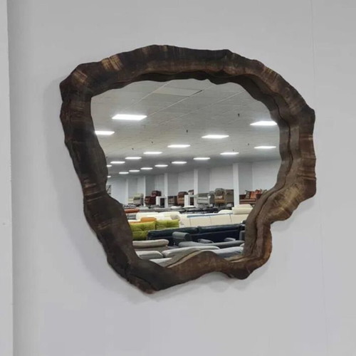 Unique mirror made of solid wood new, handmade