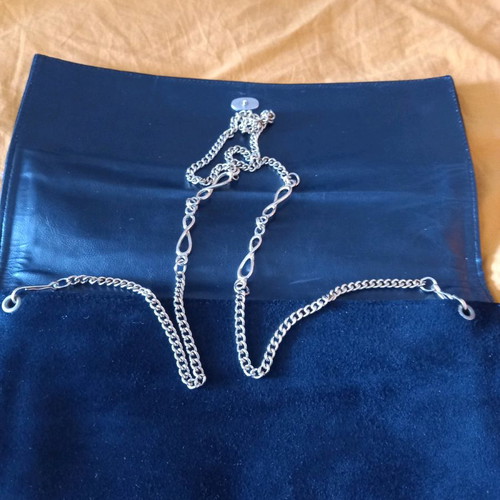 VINTAGE EVENING ROYAL BLUE LUXURY CLUTCH