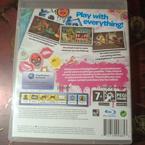 LittleBigPlanet PlayStation 3 game like new, European edition English