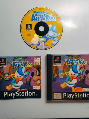 Quack Attack PlayStation (PS1) μεταχειρισμένο με manual