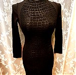 H&M Κροκό Bodycon Φόρεμα - Small/Medium
