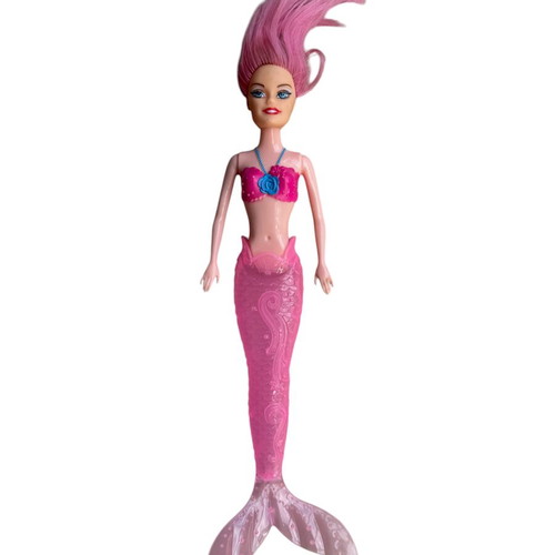 Mermaid doll used with light, approximately 30cm long