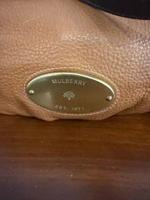 Mulberry brown leather mitzy crossbody bag