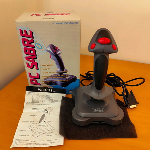 Retro Joystick InterAct PC Sabre SV-213 mint condition with box