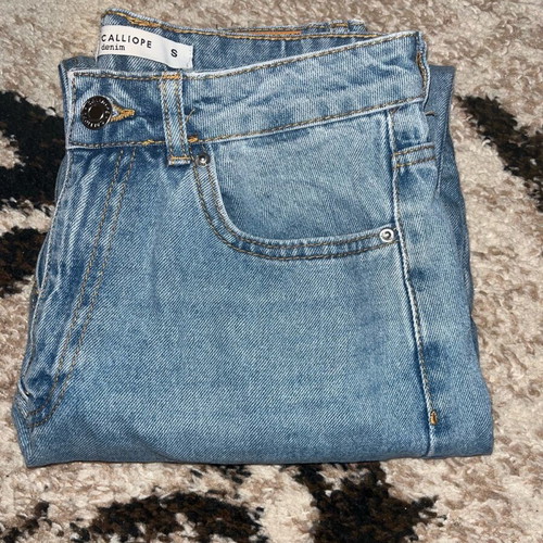 Calliope jeans size S like new, 100% cotton, blue