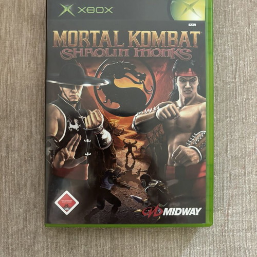 Mortal Kombat Shaolin Monks Xbox Original game, used, non-functional