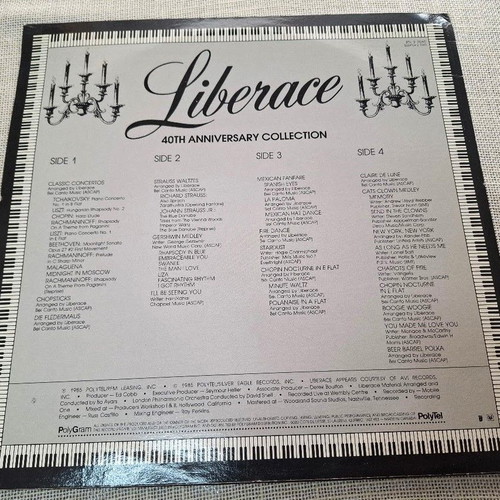 Liberace 40th Anniversary Collection 2XLP βινύλιο