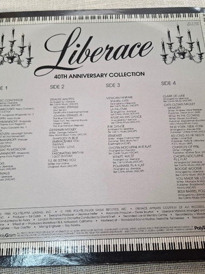 Liberace 40th Anniversary Collection 2XLP βινύλιο