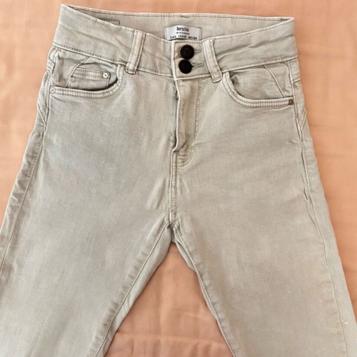 Bershka Skinny Jeans Size 34 Like New Grey