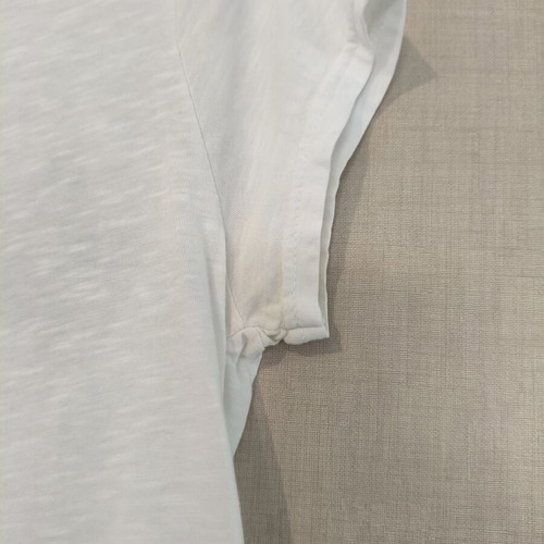 Nooboss Collection white T-shirt with stars and pearls used, size M/L