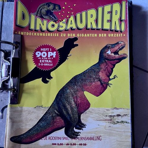De Agostini Dinosaur Magazines used, set of 19 in German