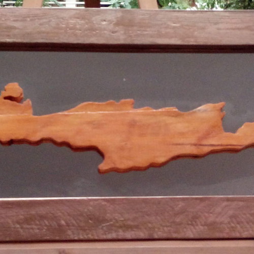 Handmade mirror with Crete theme new