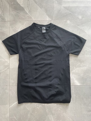 Gymshark Onyx V3 μπλούζα καινούργια, μέγεθος large που ταιριάζει σε medium, μαύρη