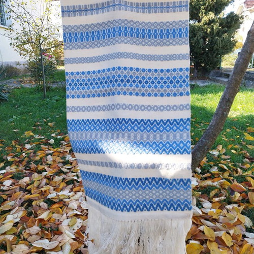 Wool woven wall decoration like new, designer Scandinavian style
