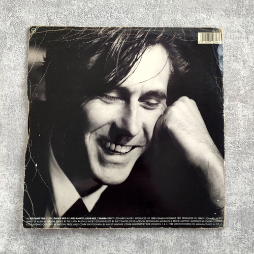 Bryan Ferry Kiss And Tell 12'' Maxi Single used, electronic