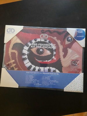 Diamond Dotz Jazz Bar DDK7.050 Pre-Framed Diamond Painting Kit