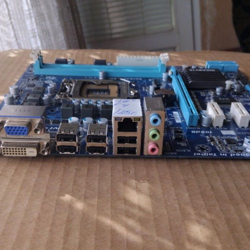 Gigabyte GA-H61M-D2-B3 motherboard used, Socket LGA1155