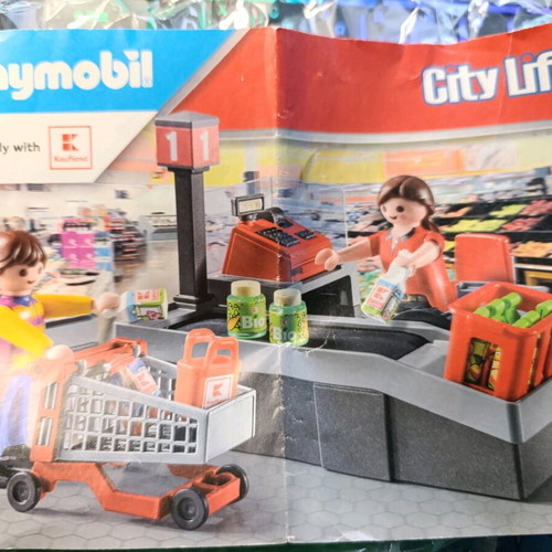 Playmobil City Life Kaufland Kasse 71387 like new, limited edition