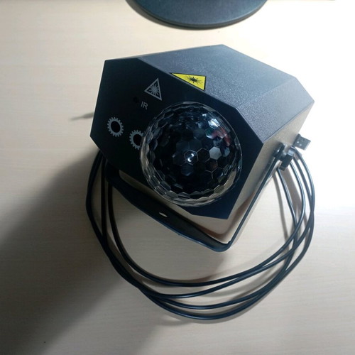 Mslitely LED party light like new with laser and remote control